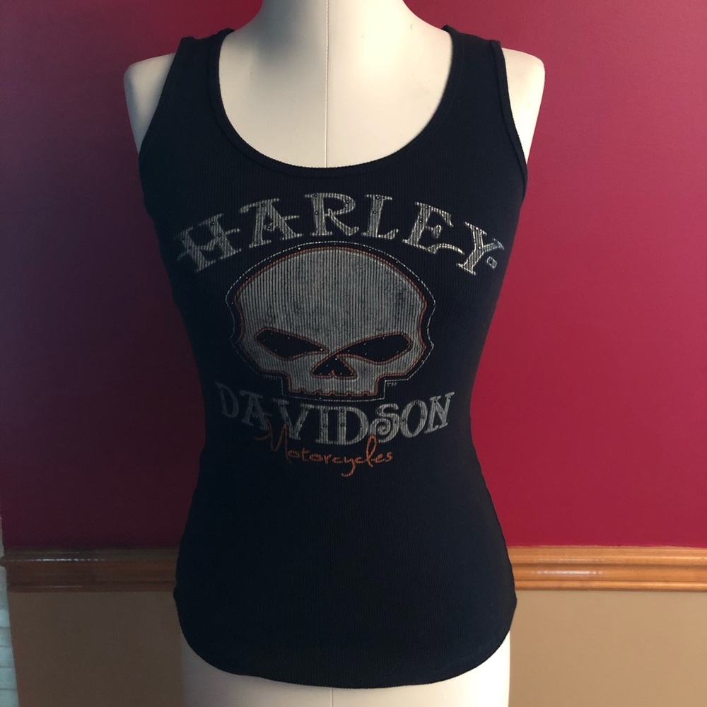 Harley-Davidson skull tank top
